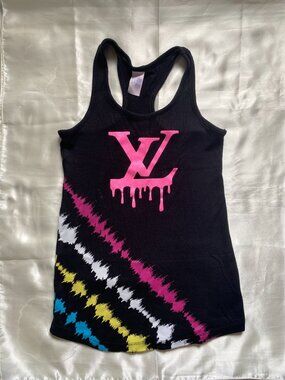 Luxury LV Drip Tank Top - NWOT